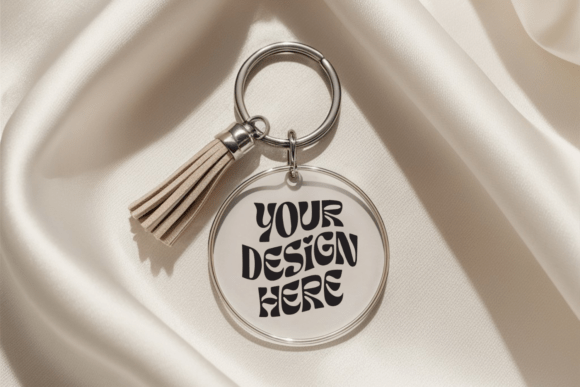 Acrylic Keychain Mockup 5