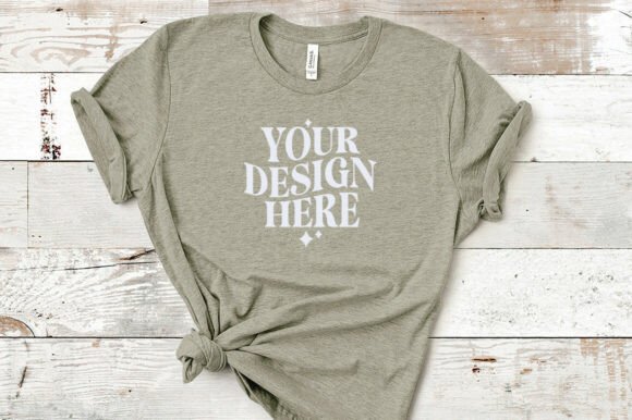Bella Canvas 3001 Shirt Mockup Graphics