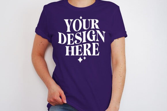 Bella Canvas 3001 Team Purple Mockup Review