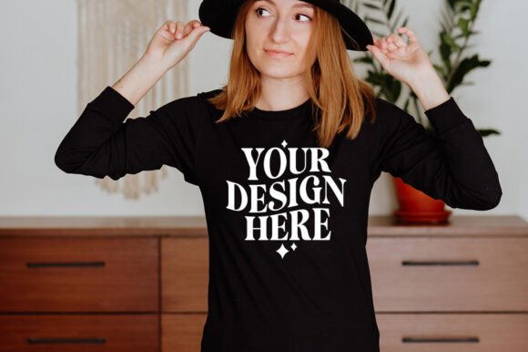 Bella Canvas 3501 Black Mockup: A Modern Graphic Design Asset