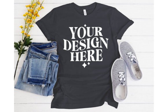 Bella Canvas Dark Grey Mockup Review