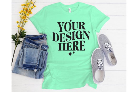 Bella Canvas Mint Mockup Review