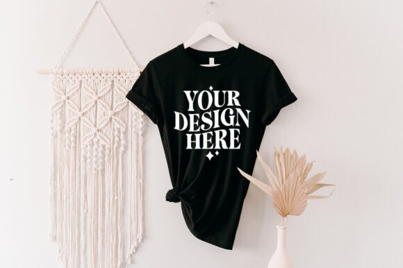 Trendy Bella Canvas 3001 Black Mockup Review